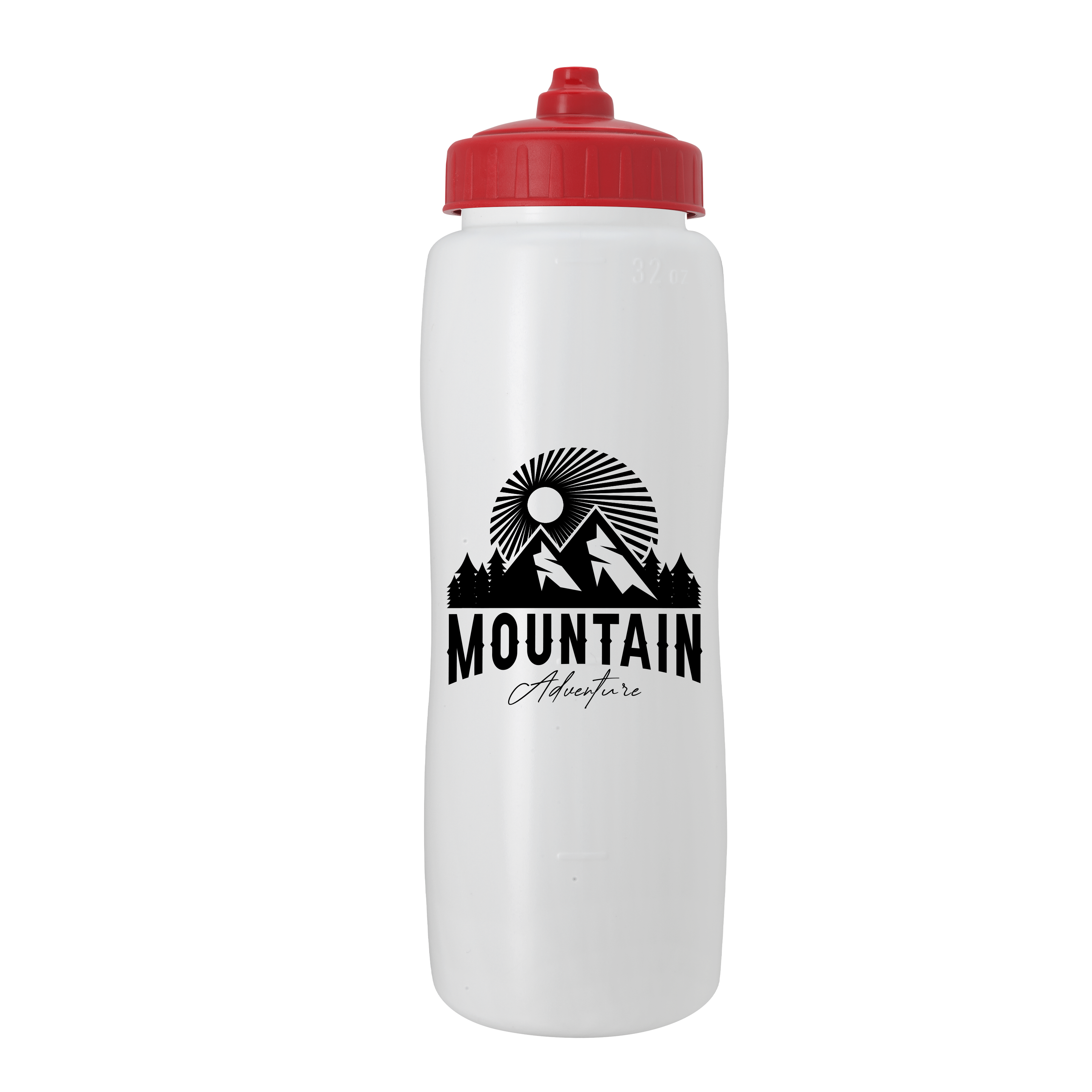 Curve Sport Bottle with Mighty-Shot Valve Lid - 32 oz.